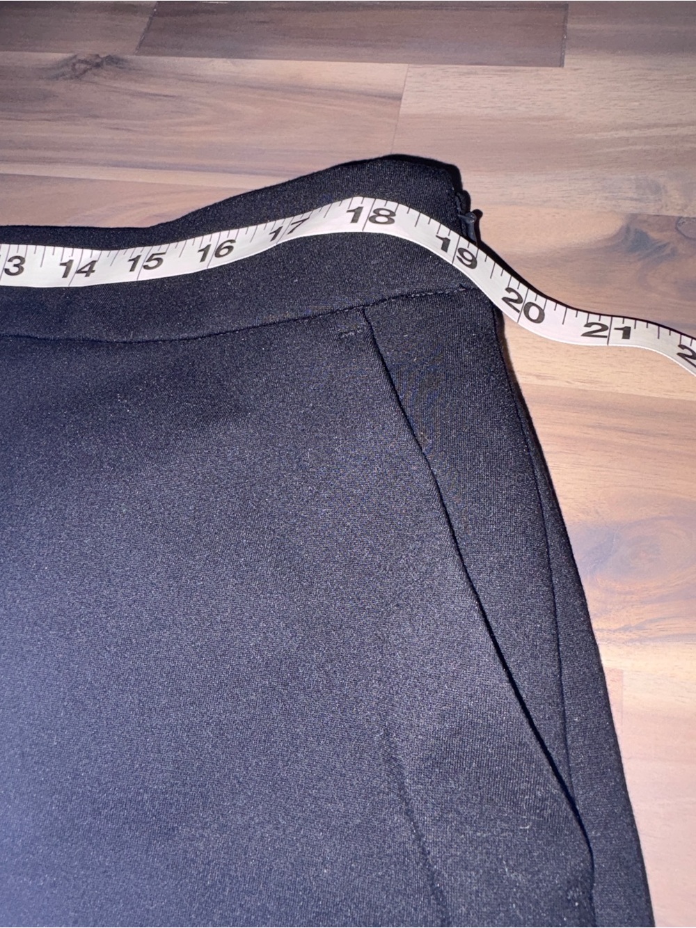 Ricki's Black Mini Skirt - Simple Tailored Silhouette - Picture 6 of 7